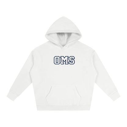 Cursive Front Oakland Middle Oversize Fleeced Hoodie