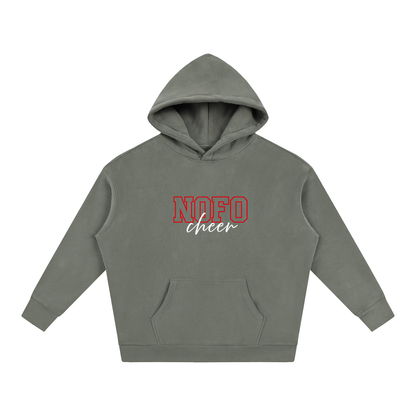 Cursive Front North Fork Oversize Fleeced Hoodie