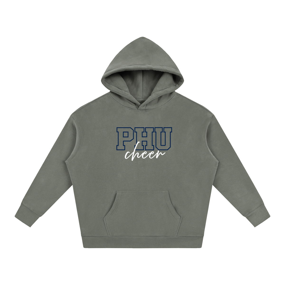 Cursive Front Palm Harbor Oversize Fleeced Hoodie