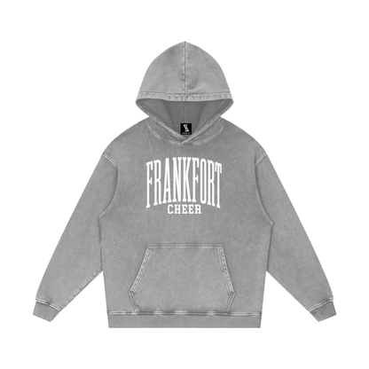 Snow Washed Loose Cotton Hoodie