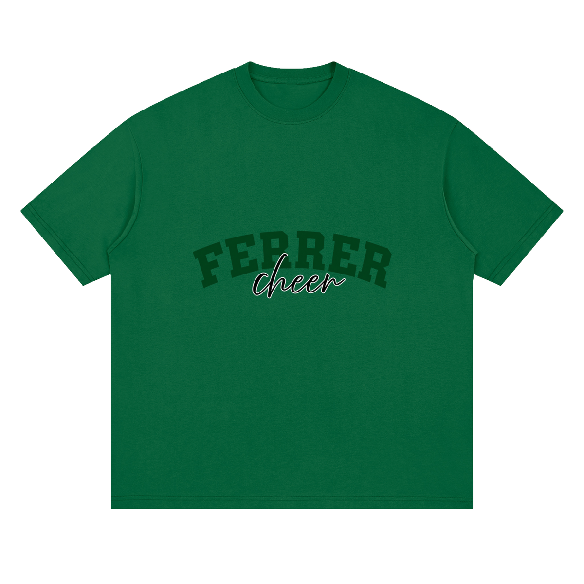 Cursive St Vincent Ferrer Oversized Drop Shoulder T-Shirt
