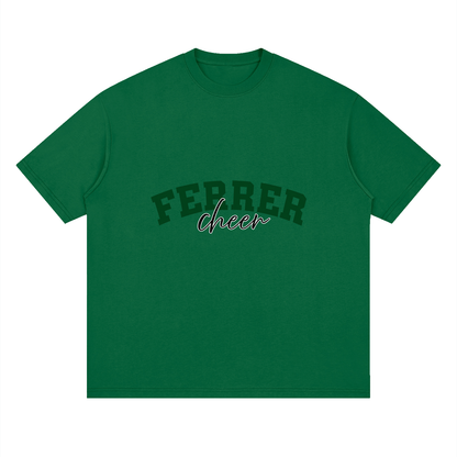 Cursive St Vincent Ferrer Oversized Drop Shoulder T-Shirt