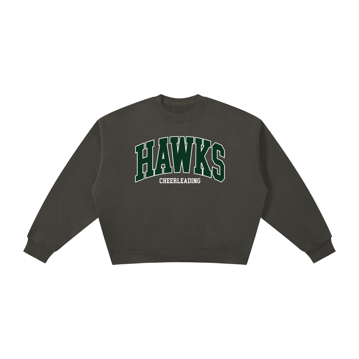 HAWKS Boxy Fleece Crewneck Sweatshirt