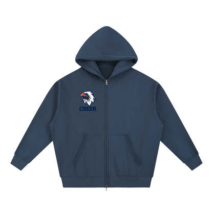 Simple Oakland Middle Essential Oversized Fleece Boxy Hoodie