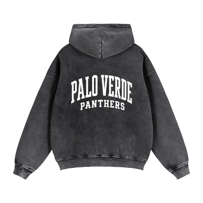 Zip-Through Boxy Fleece Hoodie