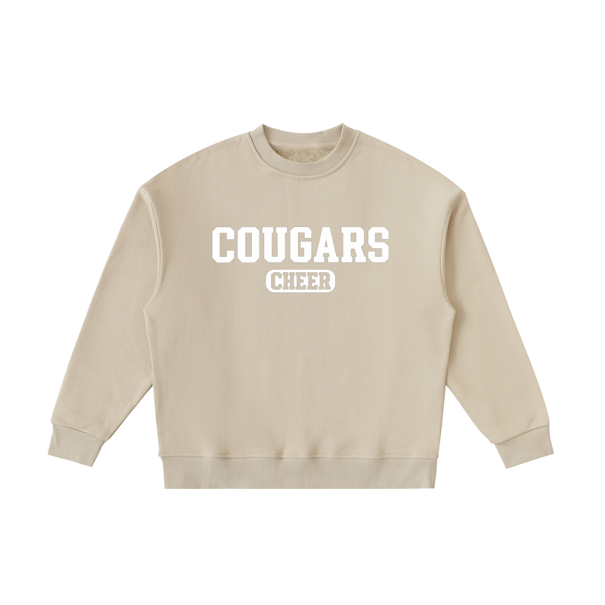 Old School Cardinal Mooney Essential Fleece Kids' Crewneck Sweatshirt
