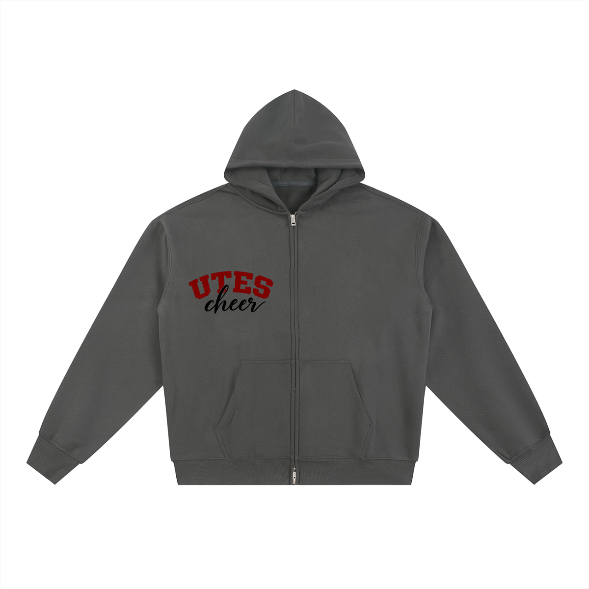 Classic Utes Zip-Through Boxy Fleece Hoodie