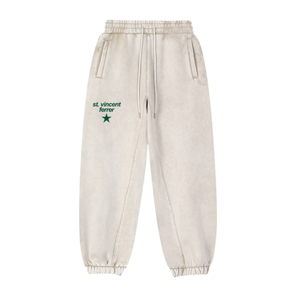 Big Star Front St Vincent Ferrer Fleeced Jogger Sweatpants