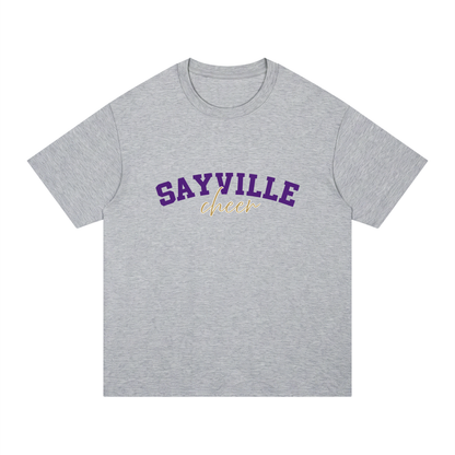 Cursive Sayville Unisex Regular Fit Cotton T-Shirt
