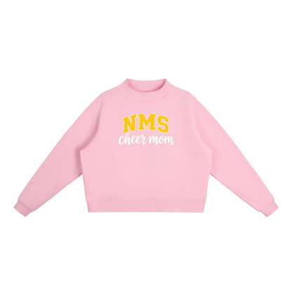 Cheer Mom Northside Essential Fleece Mock-Neck Crew Sweatshirt (printed)