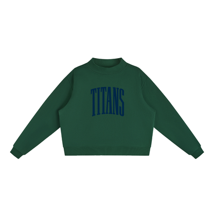 Navy Titans Mockneck