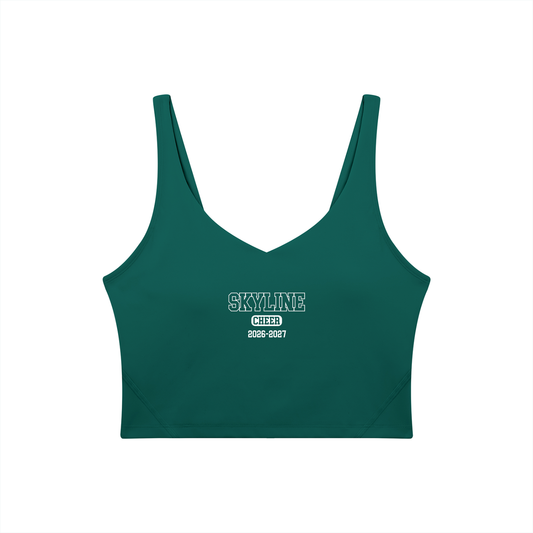 Women's V-Neck Yoga Sports Bra