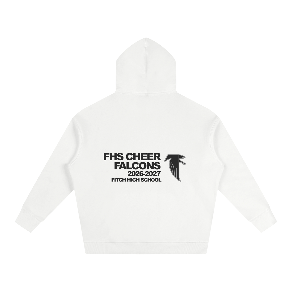Vector Star Front Fitch Oversize Fleeced Hoodie