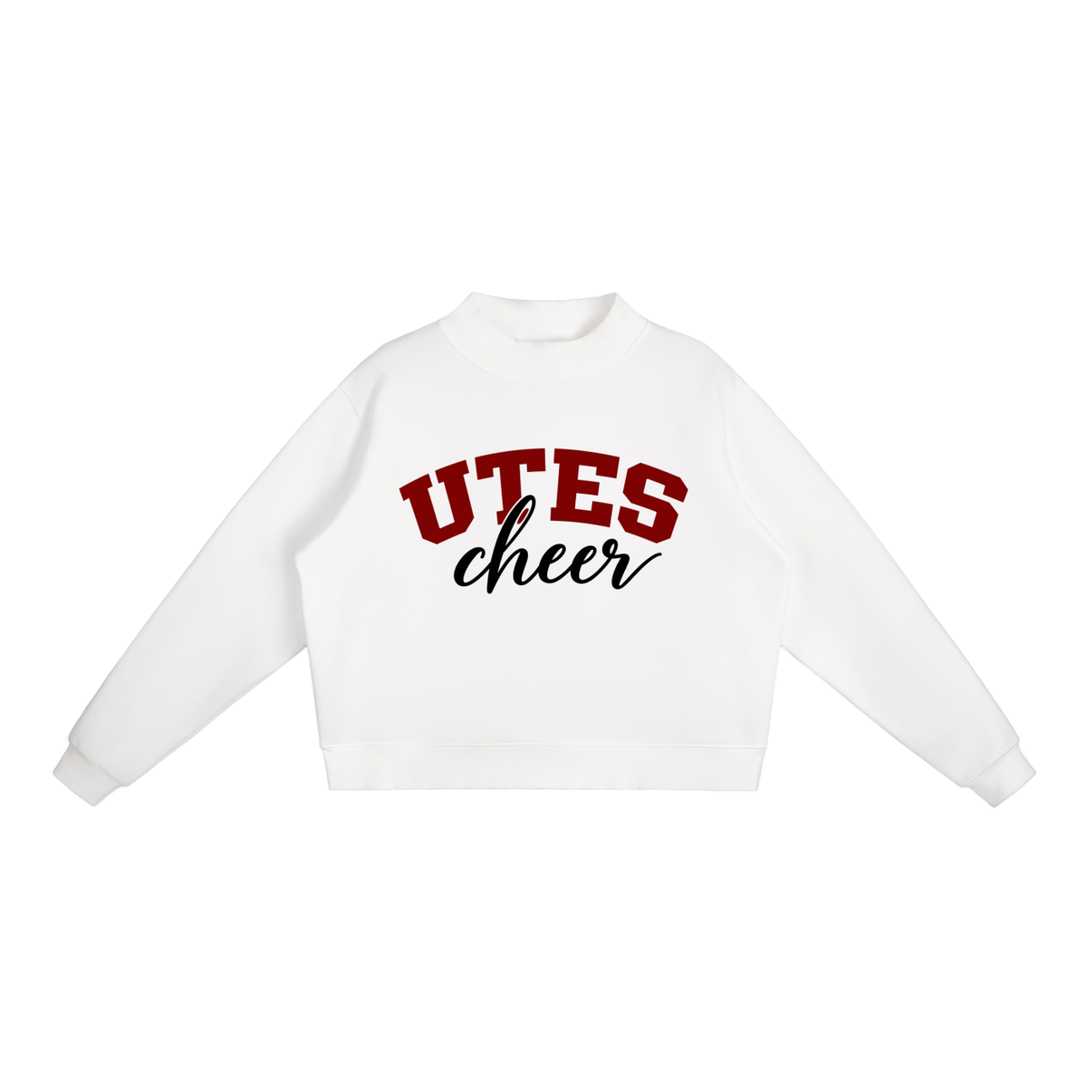 Classic Utes Essential Fleece Mock-Neck Crew Sweatshirt