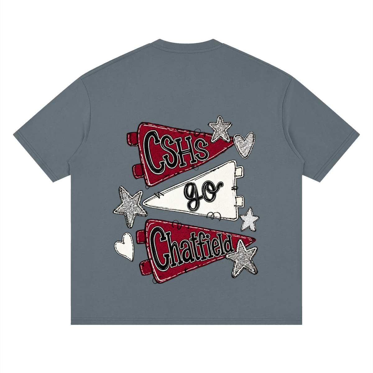 Lets Go Chatfield Oversized Drop Shoulder T-Shirt