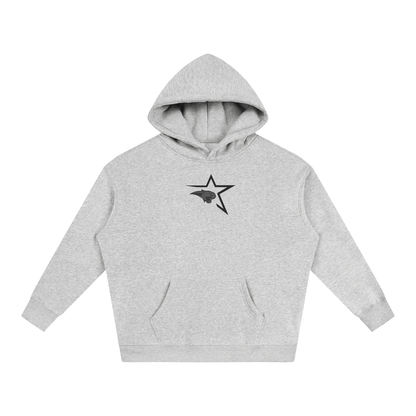 Vector Star Front Cardinal Mooney Oversize Fleeced Hoodie