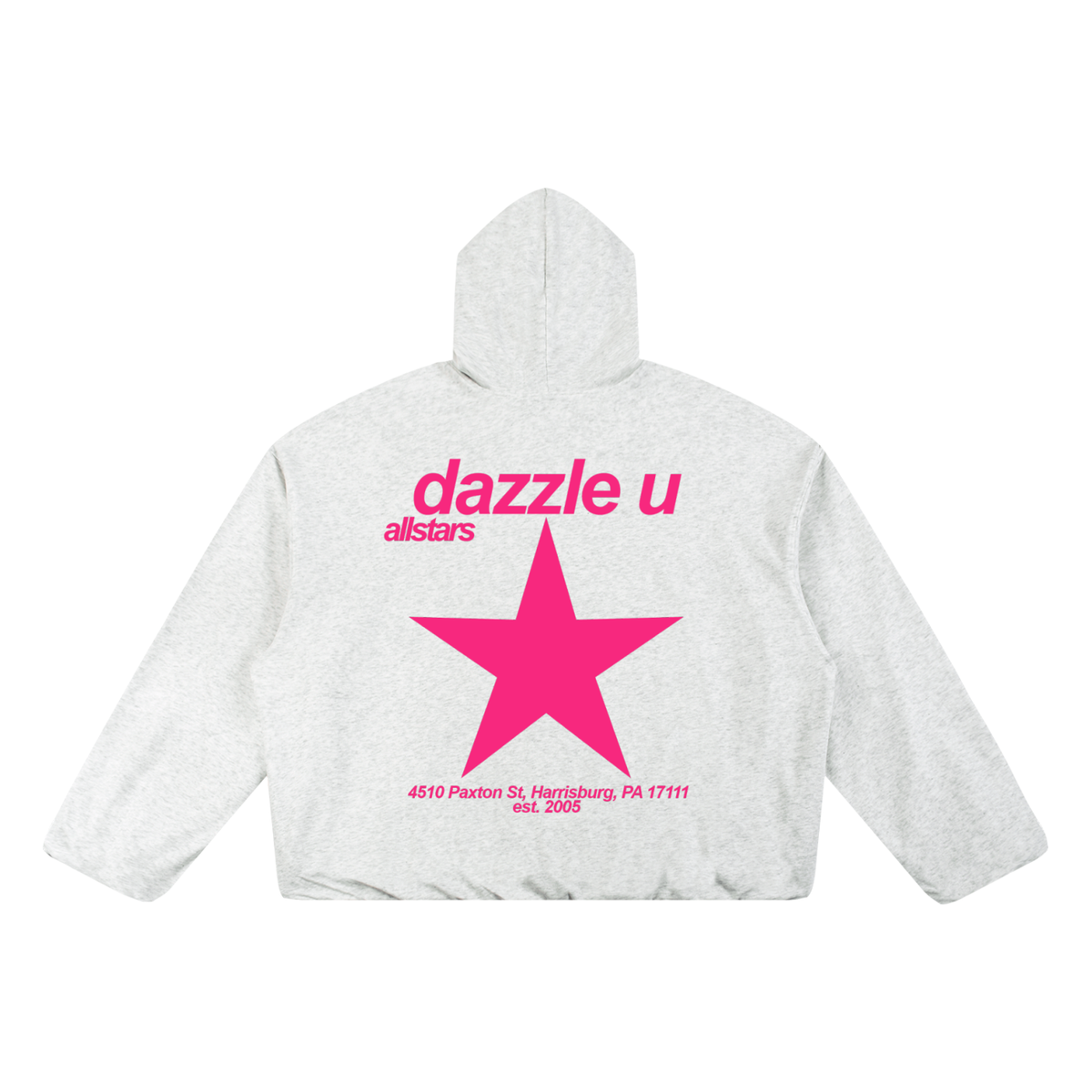 DU Boxy Gather-Hem Hoodie