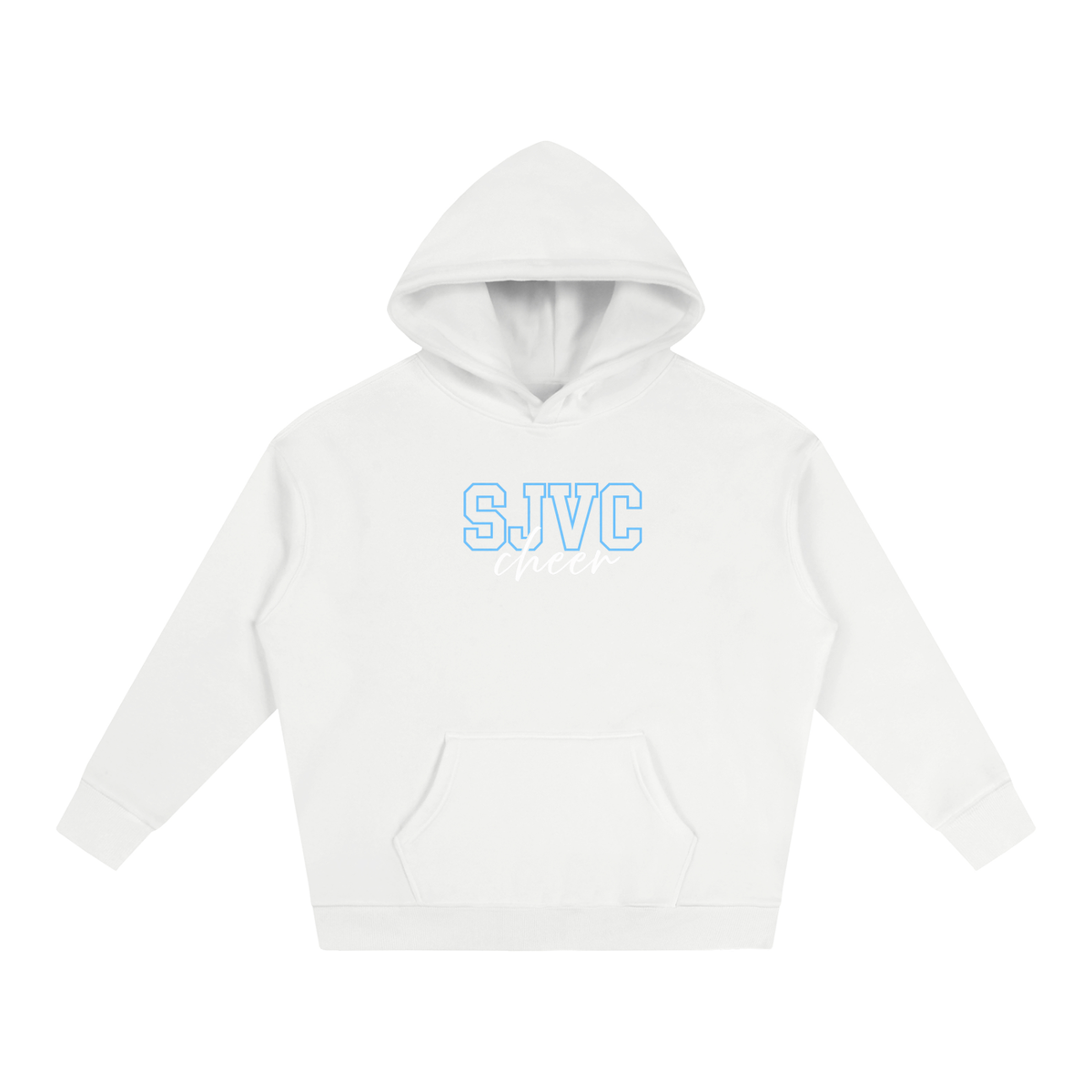 Cursive Front Saint James Oversize Fleeced Hoodie