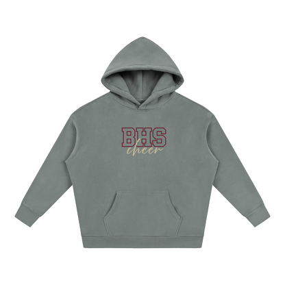Cursive Front Bellflower Oversize Fleeced Hoodie