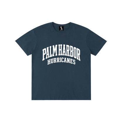 Basic 2 White Palm Harbor Pure Cotton Unisex T-Shirt