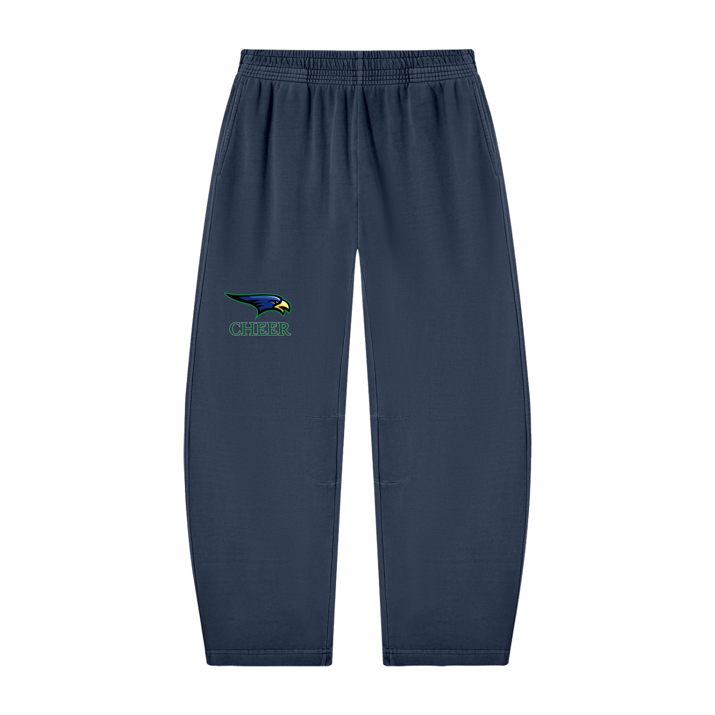 Unisex Vintage Washed Barrel Leg Sweatpants
