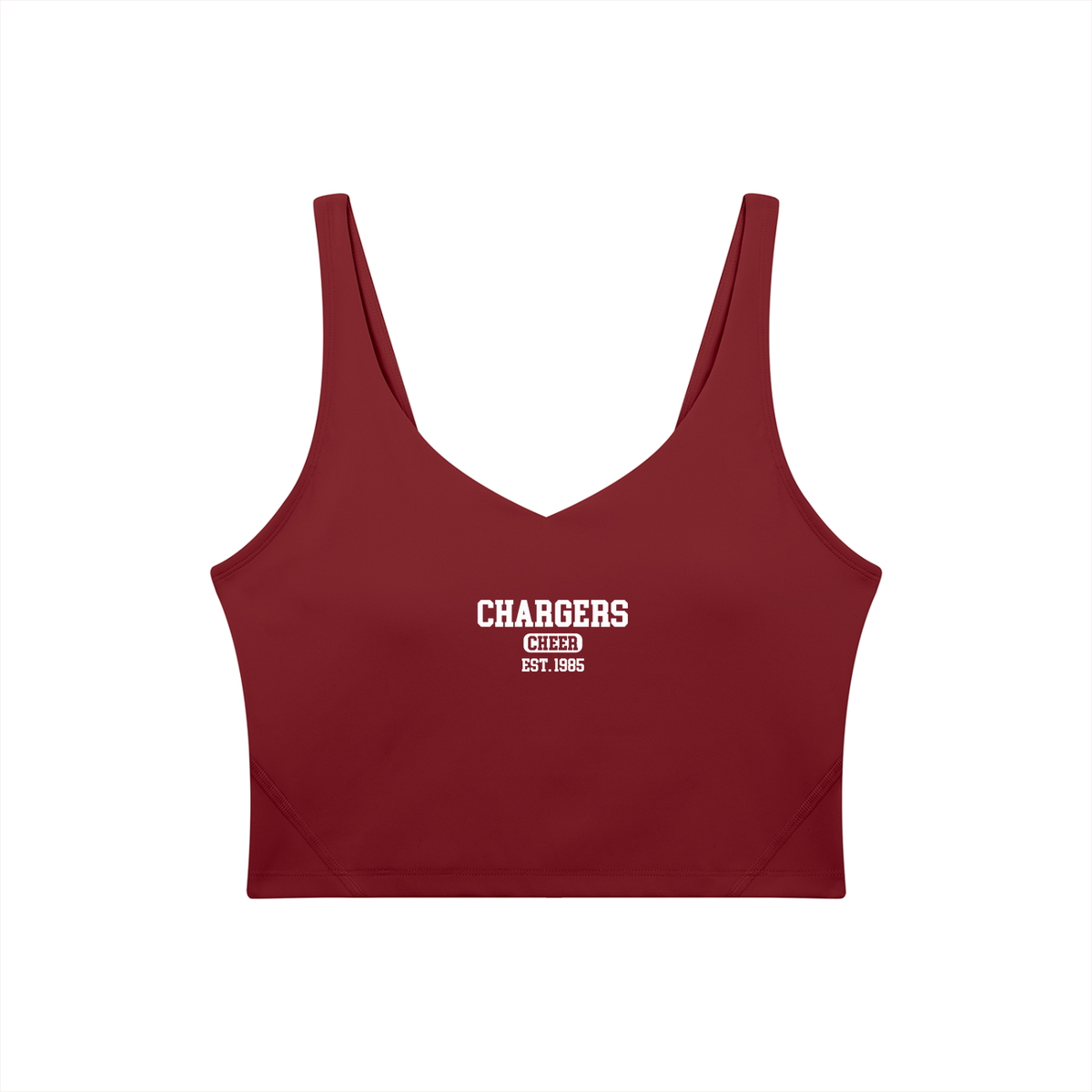 Old School Chatfield Women's V-Neck Yoga Sports Bra