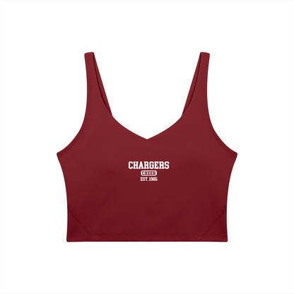 Old School Chatfield Women's V-Neck Yoga Sports Bra