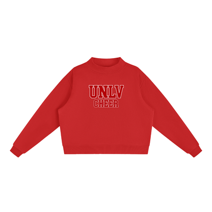 Basic 1 UNLV Essential Fleece Mock-Neck Crew Sweatshirt (printed)