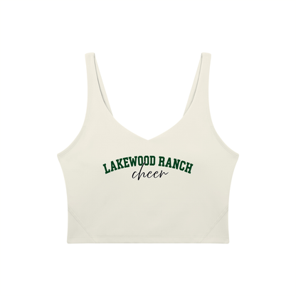 Cursive Lakewood Ranch Women's V-Neck Yoga Sports Bra