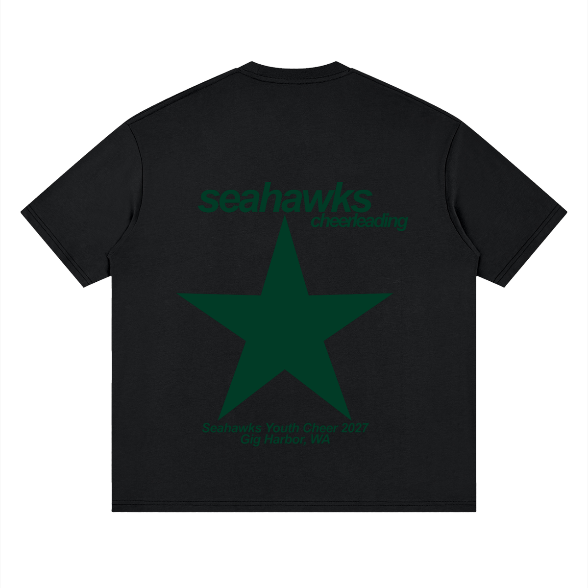 Big Star Seahawks Oversized Drop Shoulder T-Shirt