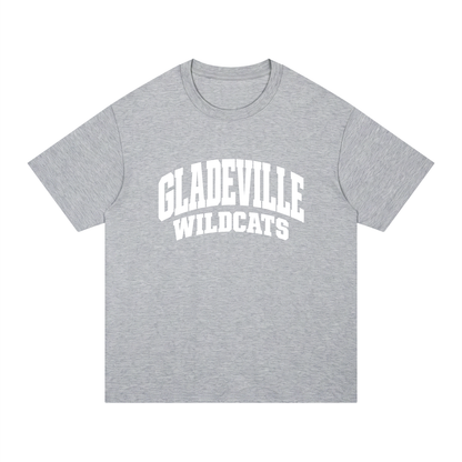 Basic 2 White Gladeville Unisex Regular Fit Cotton T-Shirt