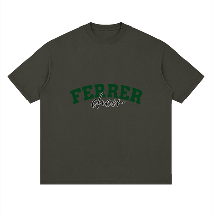 Cursive St Vincent Ferrer Oversized Drop Shoulder T-Shirt