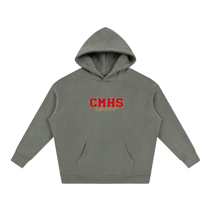 Cursive Front Cardinal Mooney Oversize Fleeced Hoodie