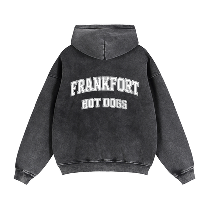Zip-Through Boxy Fleece Hoodie
