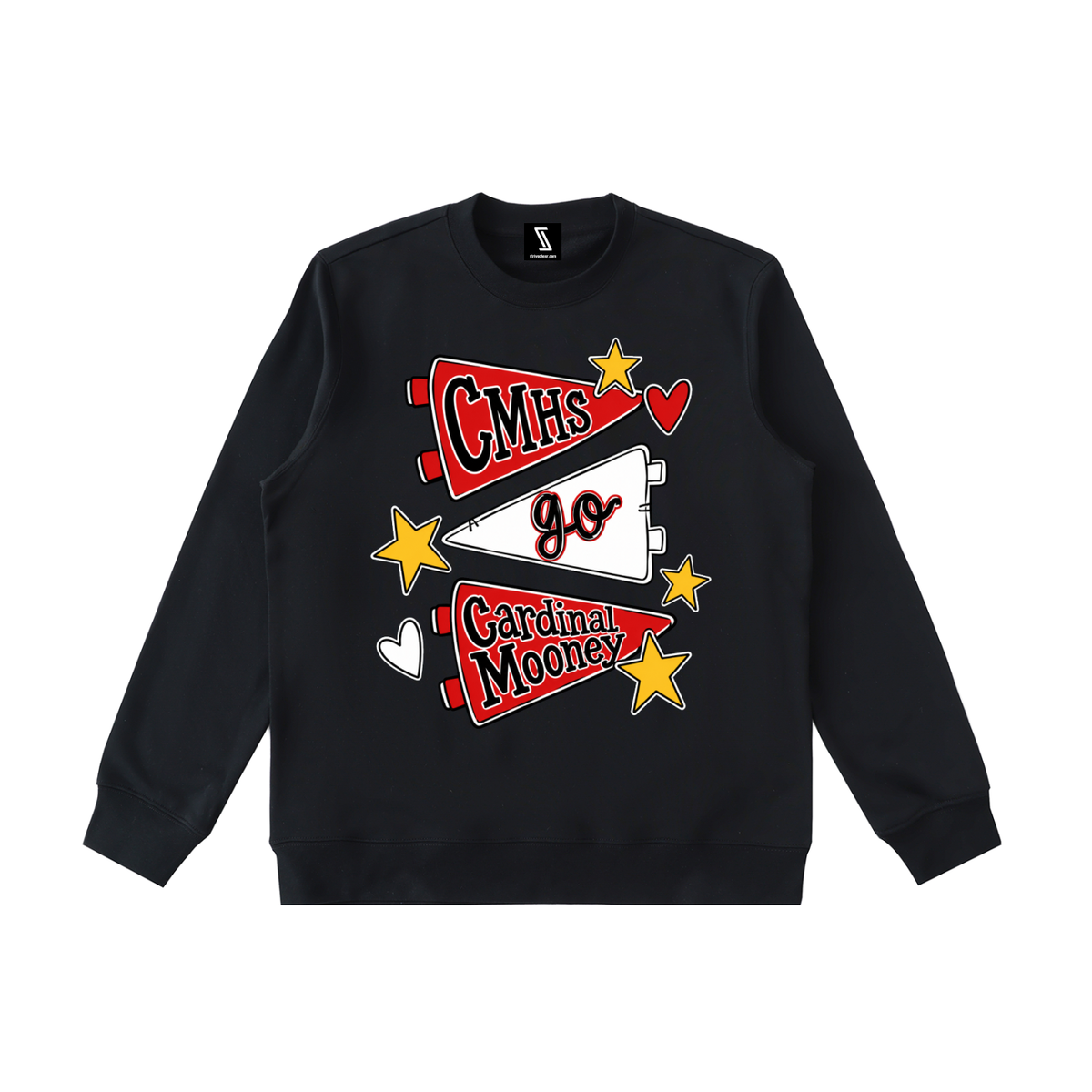 Lets Go Cardinal Mooney Essential Heavyweight Crewneck Sweatshirt