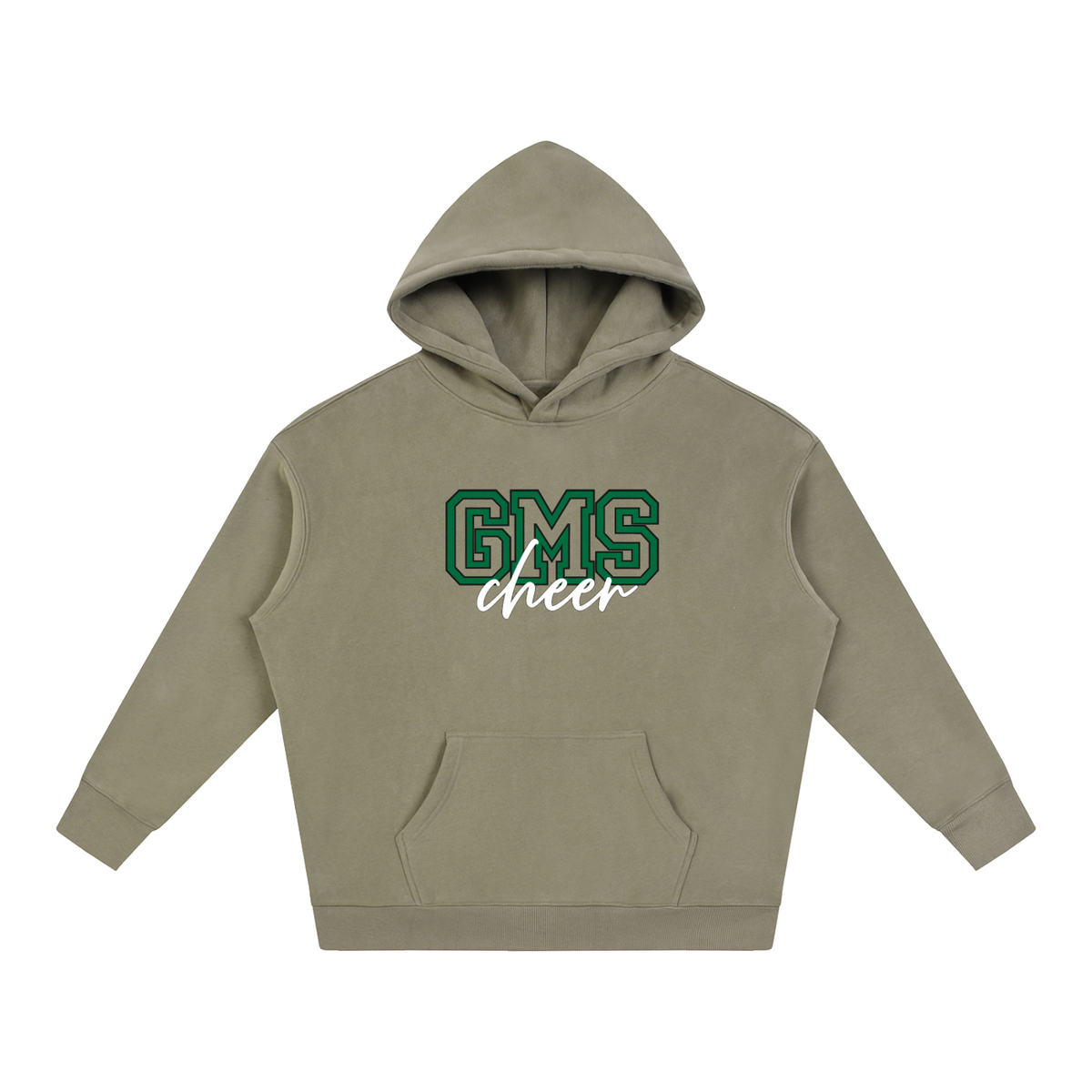 Cursive Front Gladeville Oversize Fleeced Hoodie