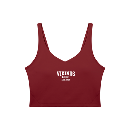 Old School East Lyme Women's V-Neck Yoga Sports Bra