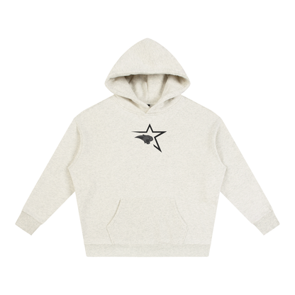 Vector Star Front Cardinal Mooney Oversize Fleeced Hoodie
