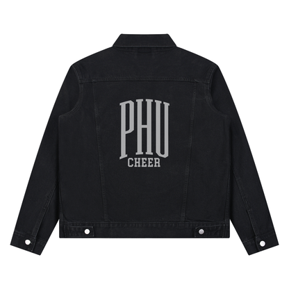 PHU Unisex Vintage ButtonvWash Denim Jacket