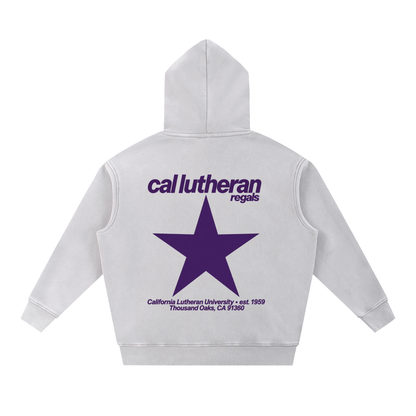 Big Star Cal Lutheran Snow Wash Fleece Oversize Hoodie