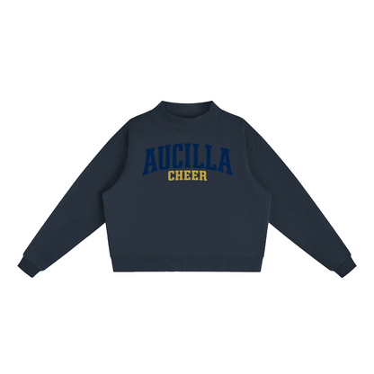 Basic 1 Aucilla Essential Fleece Mock-Neck Crew Sweatshirt