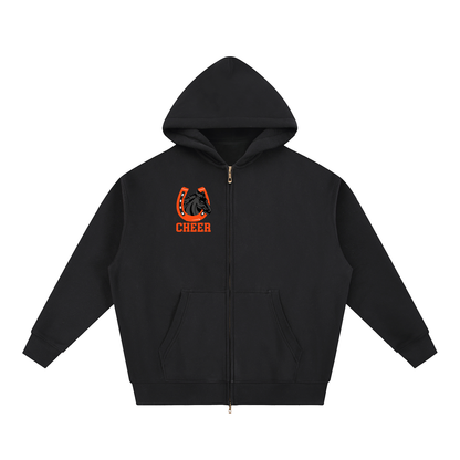 simple southwest Essential Oversized Fleece Boxy Hoodie