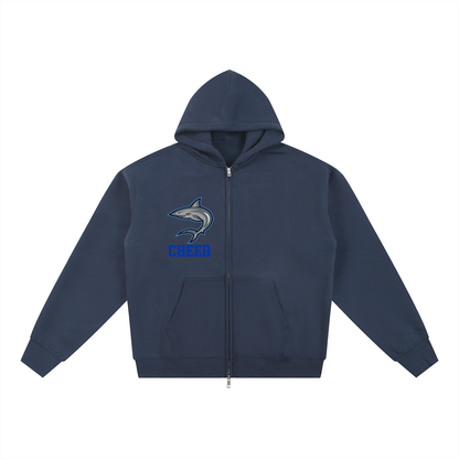 Simple Saint James Essential Fleece Zip-Through Hoodie