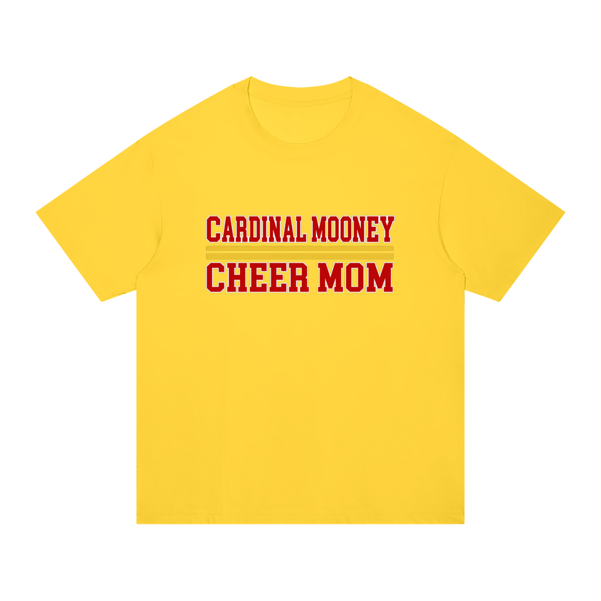 Mom Cardinal Mooney Unisex Regular Fit Cotton T-Shirt