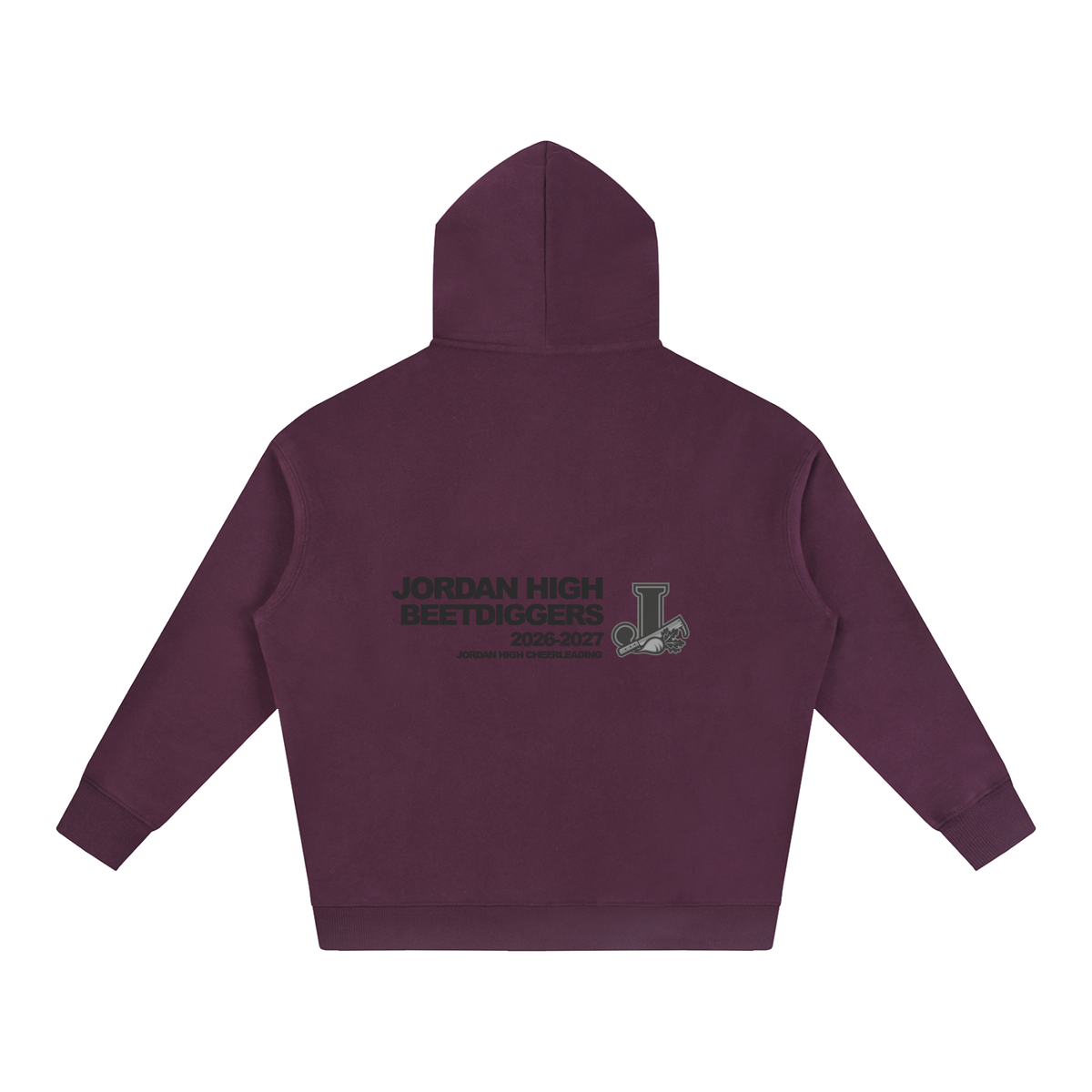Vector Star Front Jordan Oversize Fleeced Hoodie
