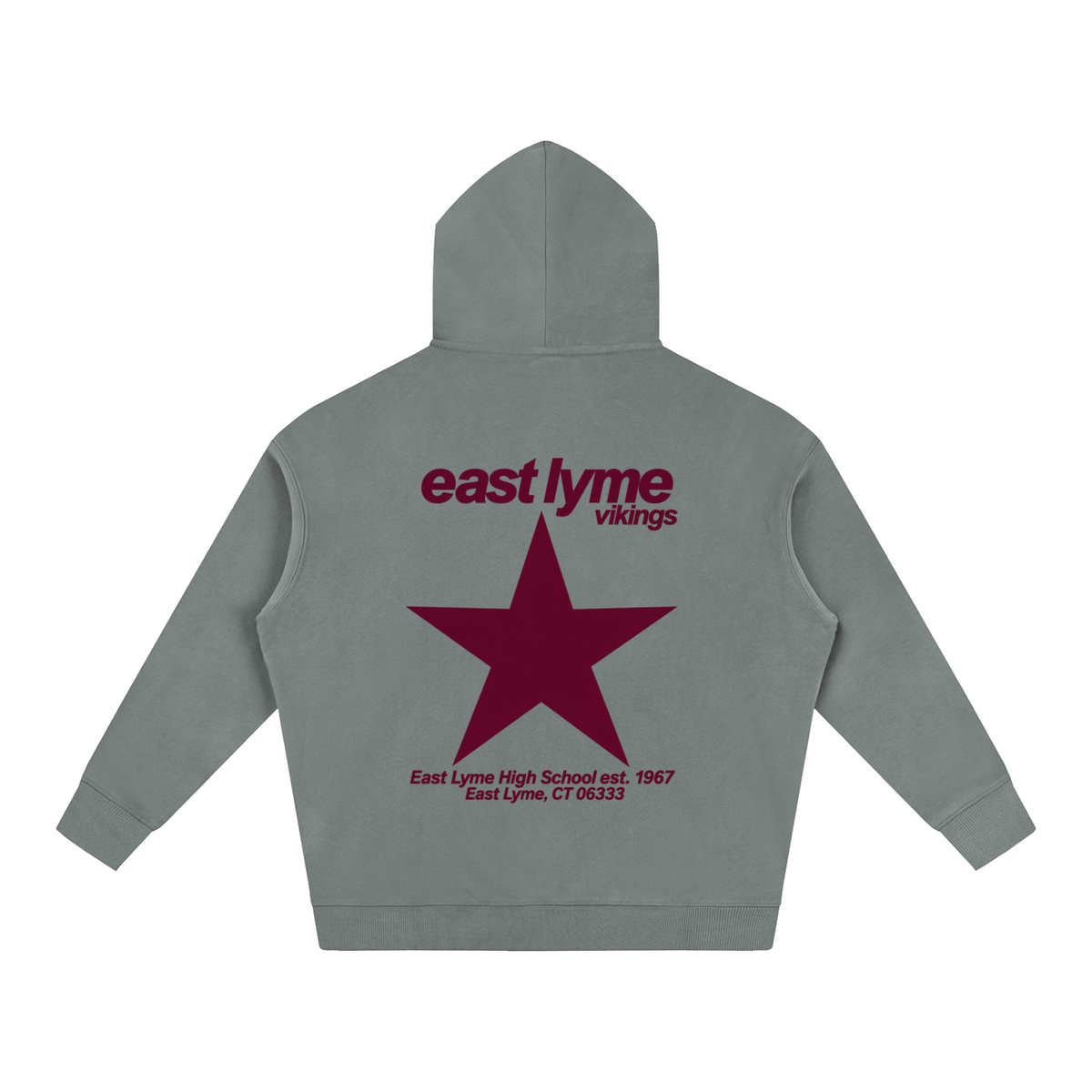Big Star East Lyme Oversize Fleeced Hoodie