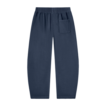 Unisex Vintage Washed Barrel Leg Sweatpants