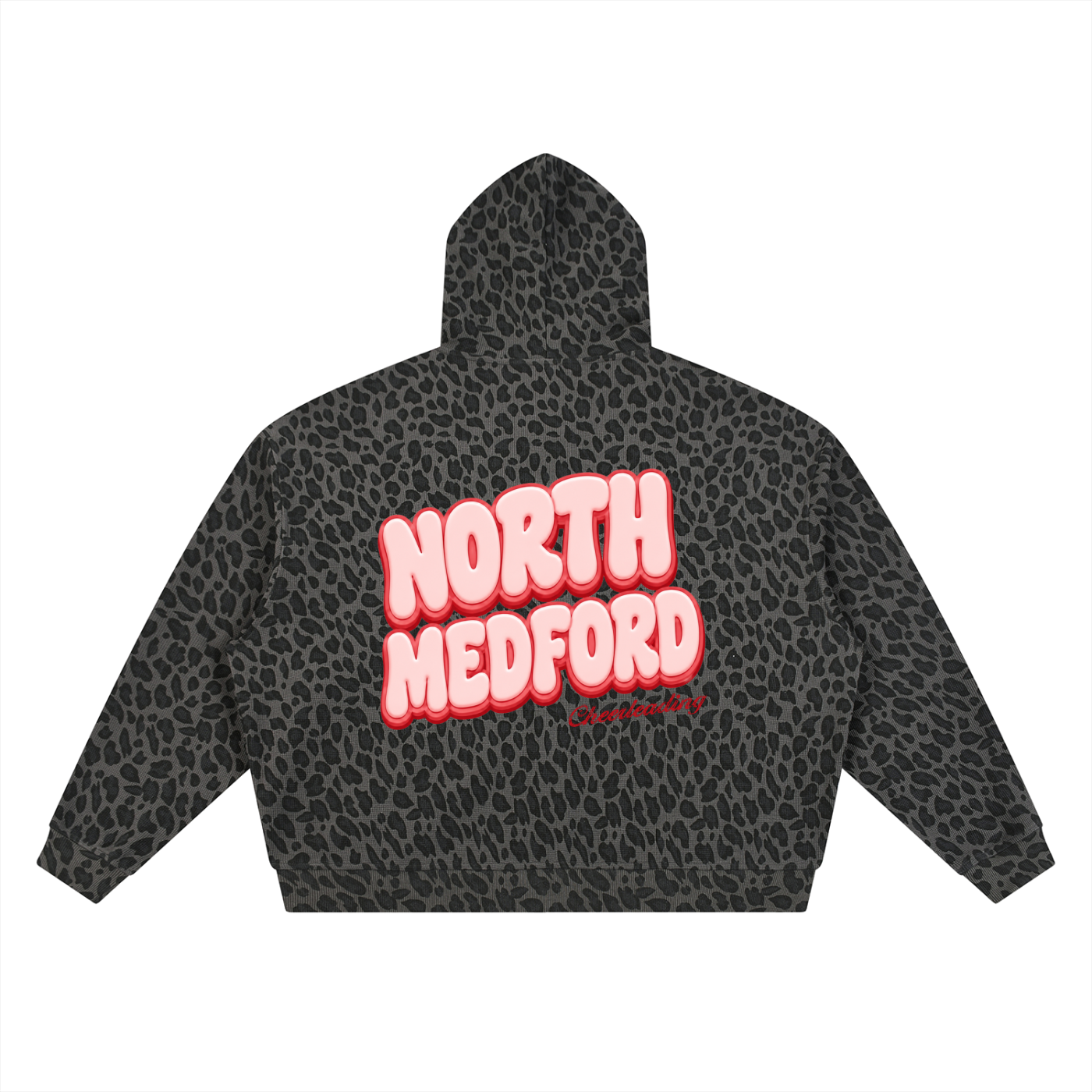 Leopard Print Full Zip Hoodie