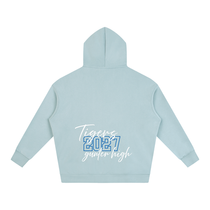 Cursive Front Gunter Oversize Fleeced Hoodie