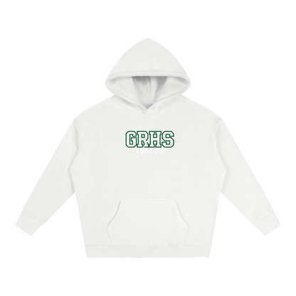 Cursive Front Green River Oversize Fleeced Hoodie